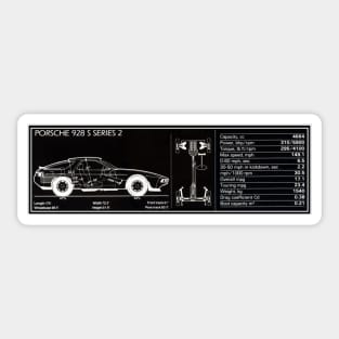 Porsche 928 S Sticker